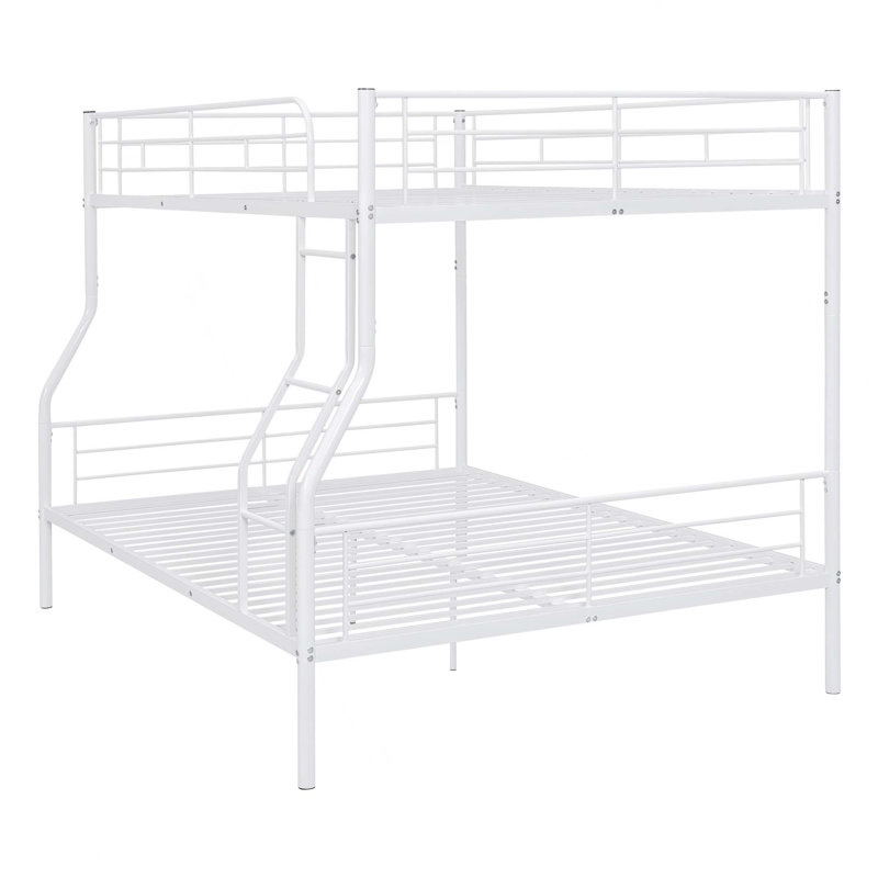 Lit superposé en métal pour enfants, Blanc
