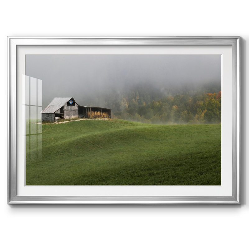 Mountain Air, impression sur papier encadrée, Argent, H 15 po x l 21 po x P 1,5 po