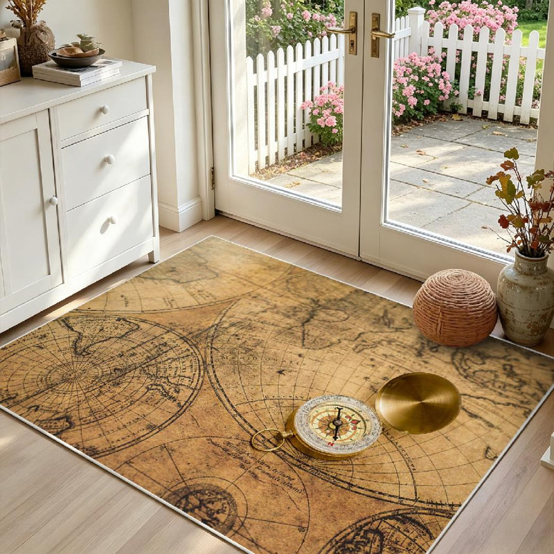 Tapis d'intérieur lavable à la carte Clear World, Rectangle 39 po x 63 po