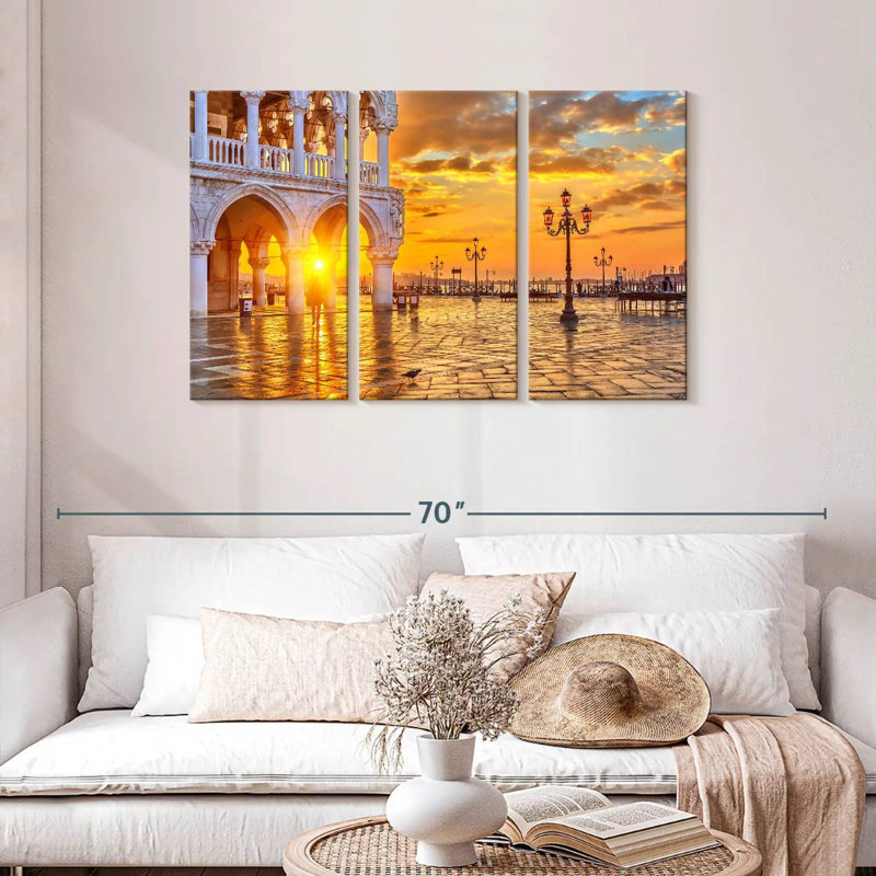 Lilie Venice Golden Sunrise, 28" H x 45" W