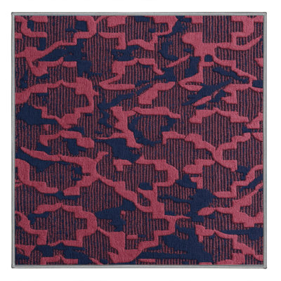 Machine Washable Trellis Purple Area Rug