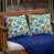 Motif floral bleu / vert est en rupture de stock