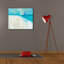 «Coastal Blues 1» par Jan Weiss, art mural sur toile, 16 po x 12 po-1111646390
