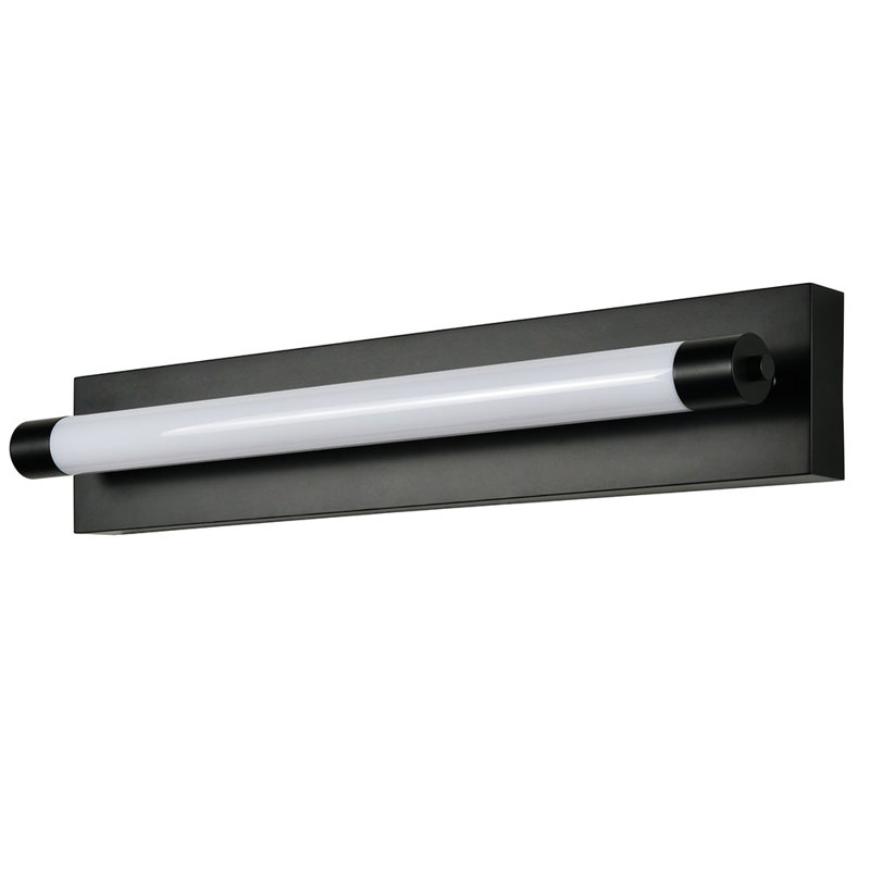 Procyon Sleek 24" Black Integrated LED Bathroom Wall Light