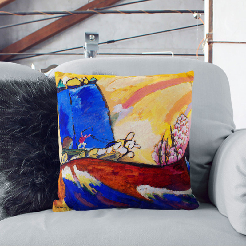 Square Cushion, Black, 40cm H x 40cm W x 15cm D