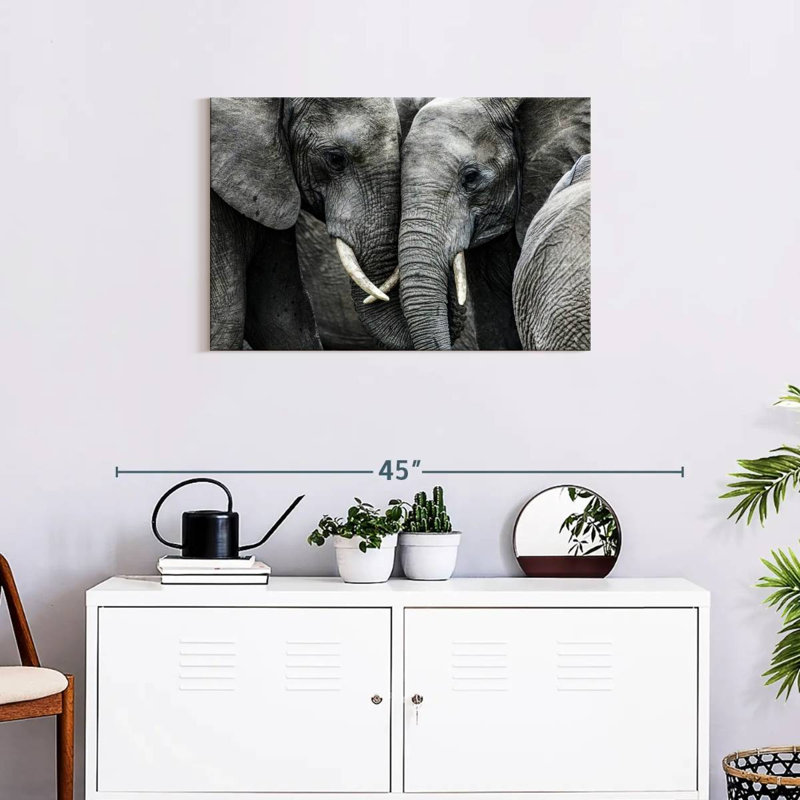 Brampt Sweet Elephants, 20" H x 30" W
