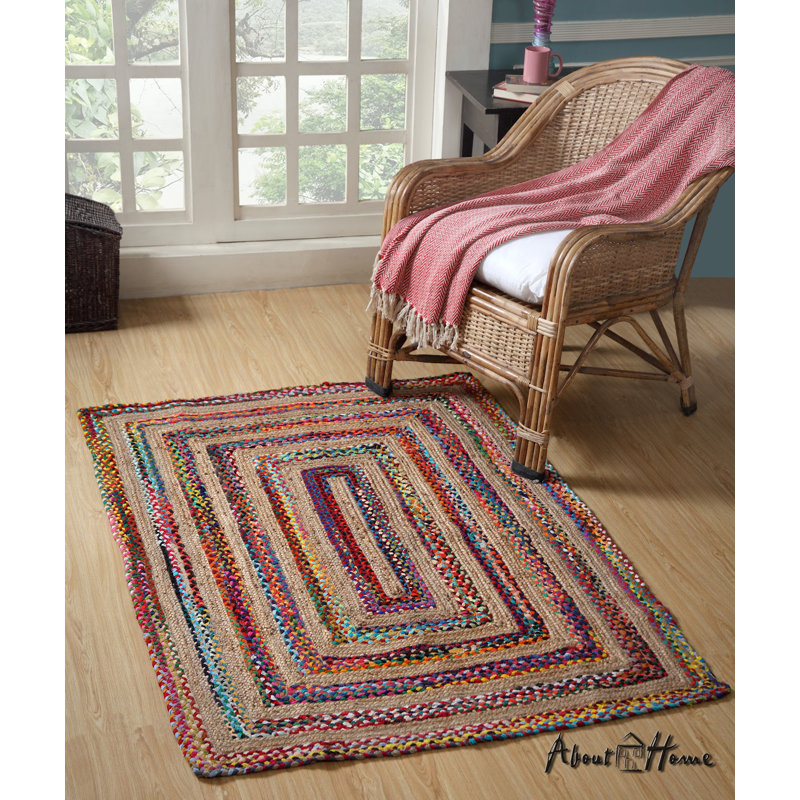 Marlon Rectangle Hand Woven Area Rug, Rectangle 90 x 150cm