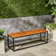 Banc Chic Chic Tranquility Zone - Bois et fer