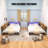 Full Corner Daybed With Storage, Bookcase Headboard, LED Light & Built-In Charging Station-2097900202