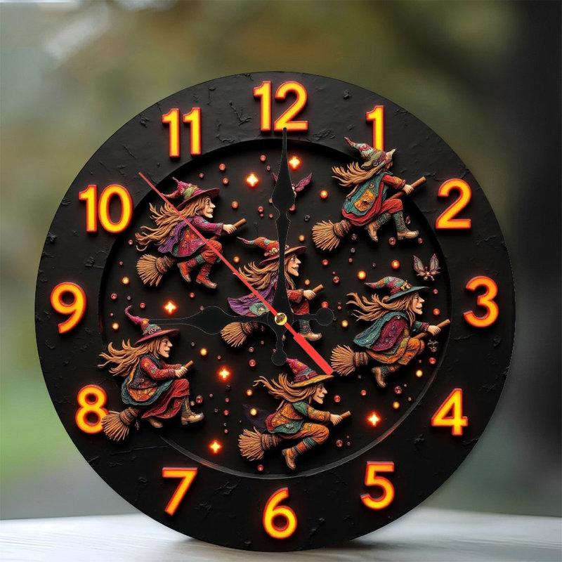 Horloge volante de sorcières