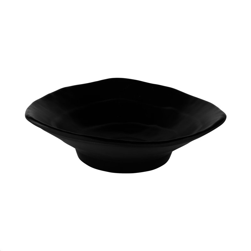 Zen 5.13" Melamine Bread and Butter Plate, Black