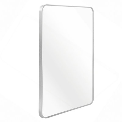 Metal Framed Rectangular Bathrrom Mirror For Wall
