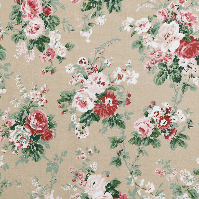 Ensemble de draps en percale de coton Percale Novelty Laura Ashley, Ensemble de draps pour grand lit avec deux taies d