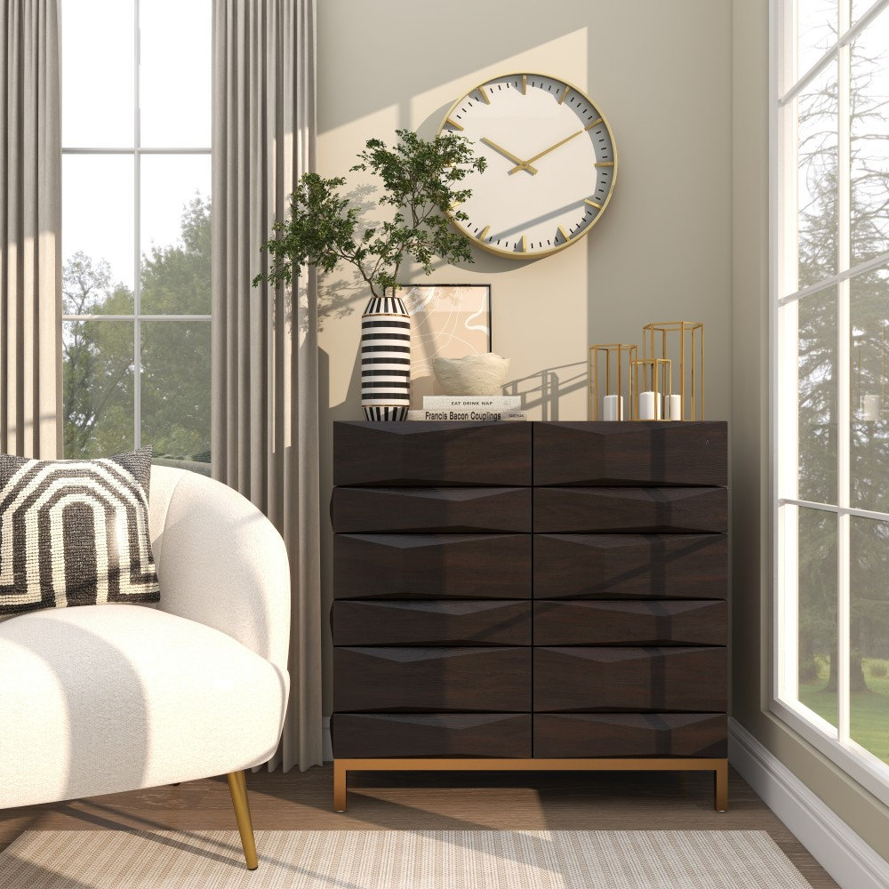 Della Wall Clock, Gold