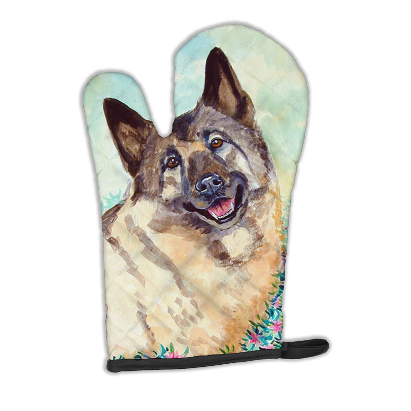 Caroline's Treasures Norwegian Elkhound Polyester Oven Mitt