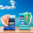 Ensemble de serviettes de plage 100% coton