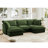 Slipcovered U Shape Sectional Wide and Deep Seat Sofa Couch, 4 Seater Sofa with French Edges Design Multiple Big Pillows, Soft Deep Seat Comfy Cloud Couch for Living Room, Apartment-1667857922-1667857930