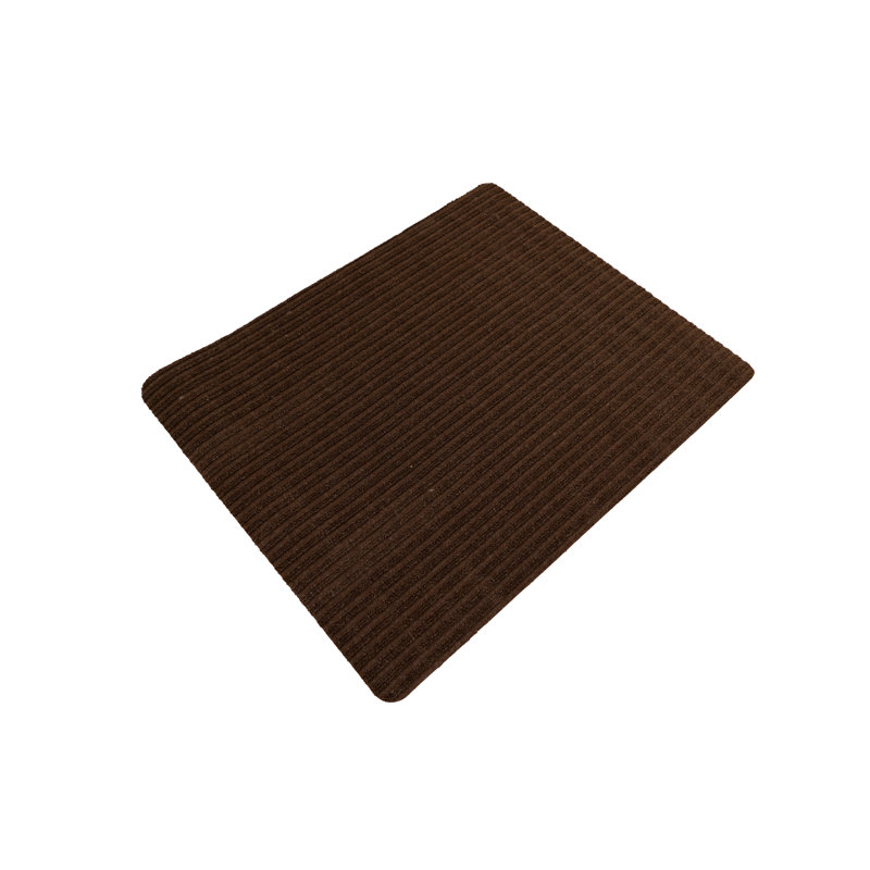Tapis assorti pour tapis d'escalier nervuré, Rectangle 30 po x 30 po, Brun