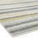 Chinnock Flatweave Yellow/Grey Area Rug