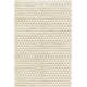Addy Handmade Flatweave Recycled P.E.T. White/Brown Rug