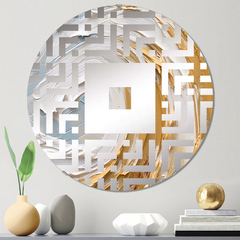 Paizly - Miroir mural carré, 23,6 po x 23,6 po