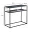 80cm Glass Top Console Table-121935548