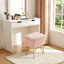 Tabouret de coiffeuse moderne en velours-620481270
