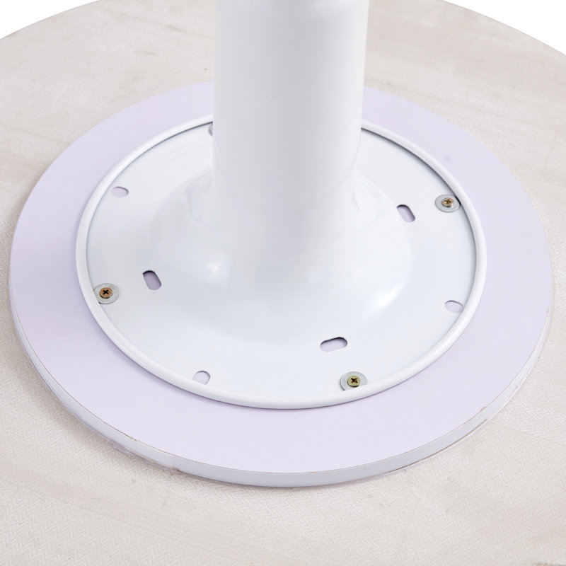 Table basse avec base en métal et bois, plateau en marbre