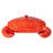 Summer Bliss Faience Crab Jar, Crab