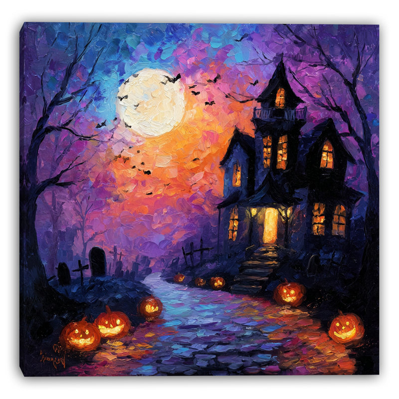 Art mural sur toile Enchanted, H 30 po x l 30 po