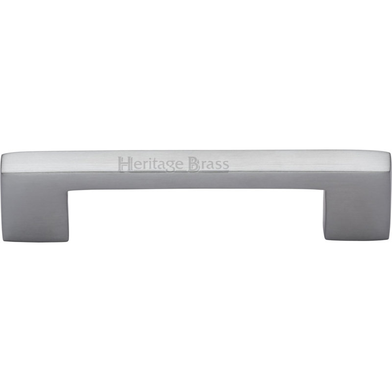 Heritage Brass Heritage Cabinet Pull Metro Design, Satin Chrome, 27.6cm L x 1cm W
