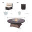 Ensemble de conversation modulaire en rotin 10 personnes avec coussins Arrika-1054888937