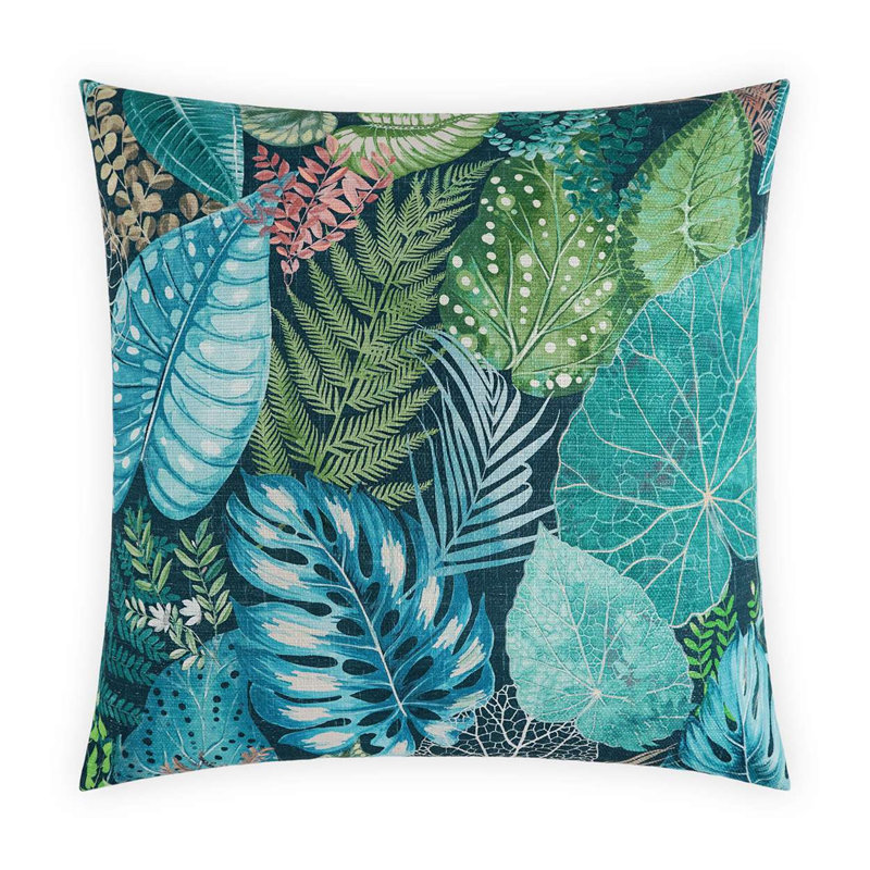 Congo Floral Throw Pillow, Bolster 14"H x 42"W