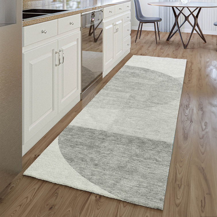 Premium Machine Washable Prisco Gray Rug