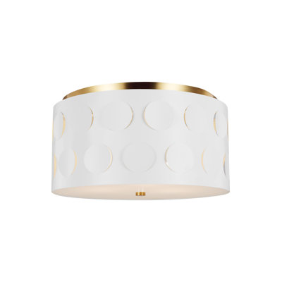 Plafonnier encastré 3 lumières 17,9 po Dottie