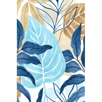 Blue Jungle III by June Erica Vess - Painting