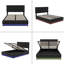 Lit plateforme tapissier double Dinuthi-87849689