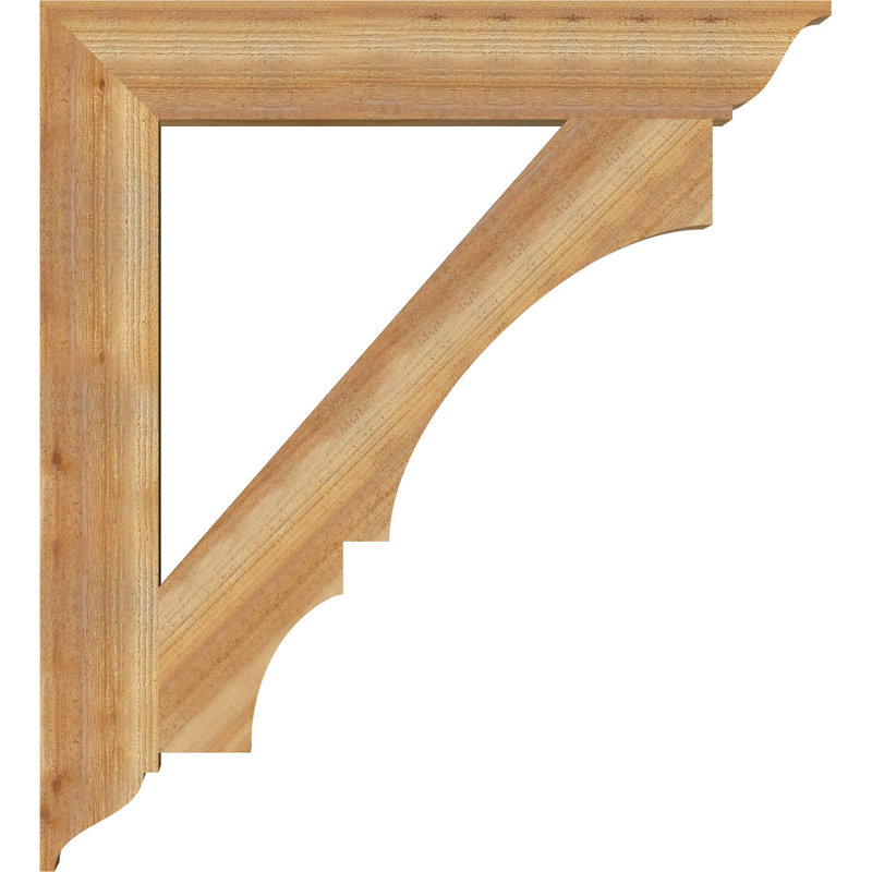 Support de sciage grossier traditionnel l 6 po x P 40 po x H 44 po, cèdre rouge de l'Ouest, Cèdre rouge de l'Ouest brut