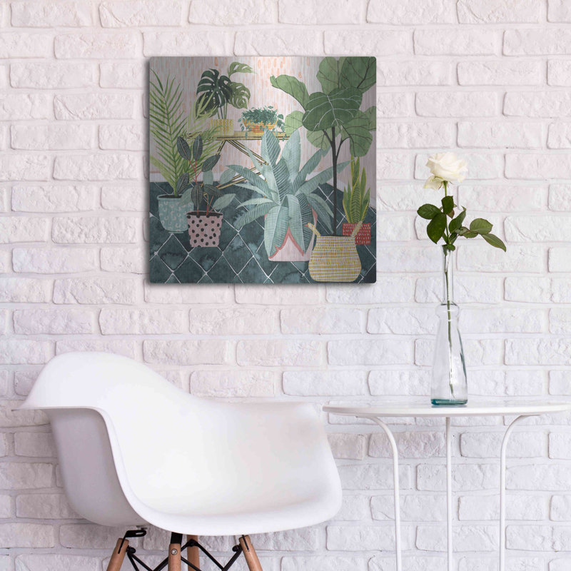 «Modern Jungle I» par Grace Popp, H 24 po x l 24 po