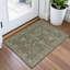 Tapis olive intérieur / extérieur lavable à la machine Xhevrie-112132118