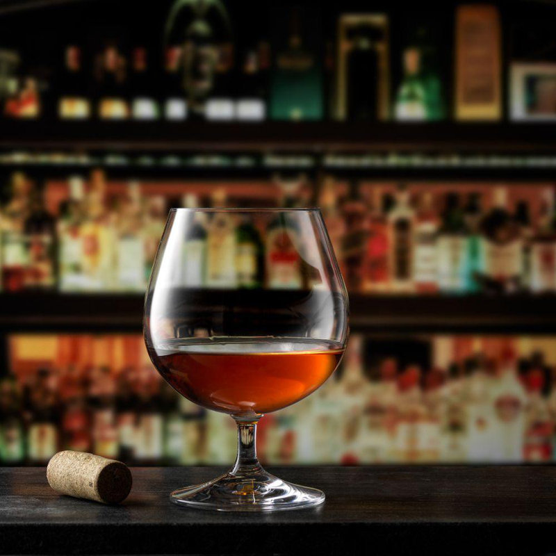 JoyJolt Cask Brandy Glasses, 13.5oz