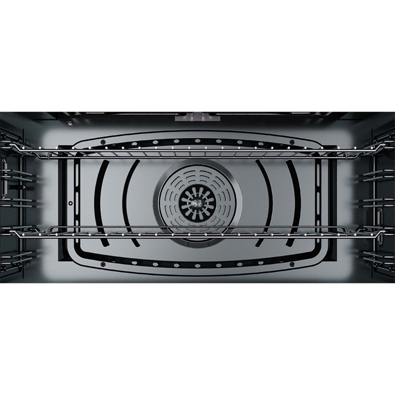ILVE Majestic II 40 in Dual Fuel Range, Natural Gas, Burgundy/Brass