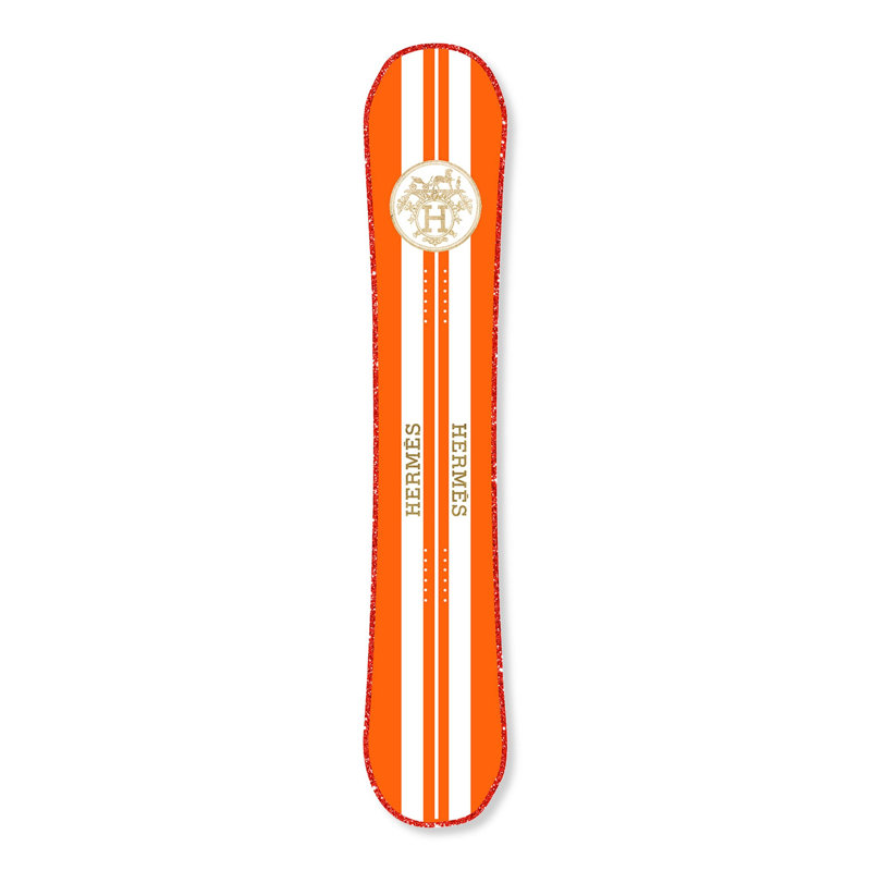 French Flat Decorative Acrylic Snowboard by Oliver Gal