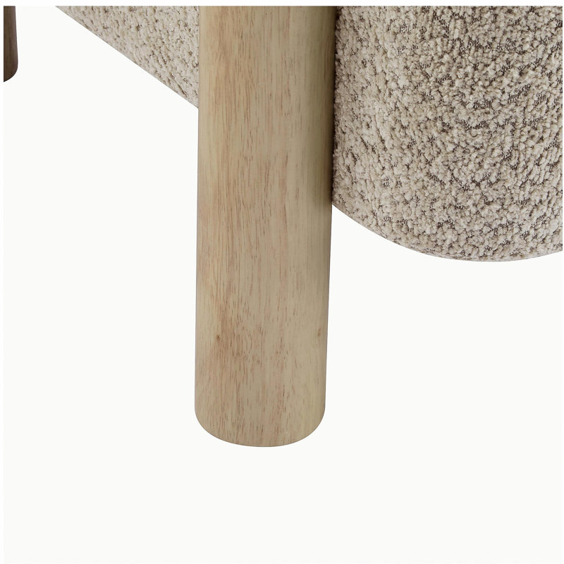 Fauteuil d'appoint rembourré Boucle