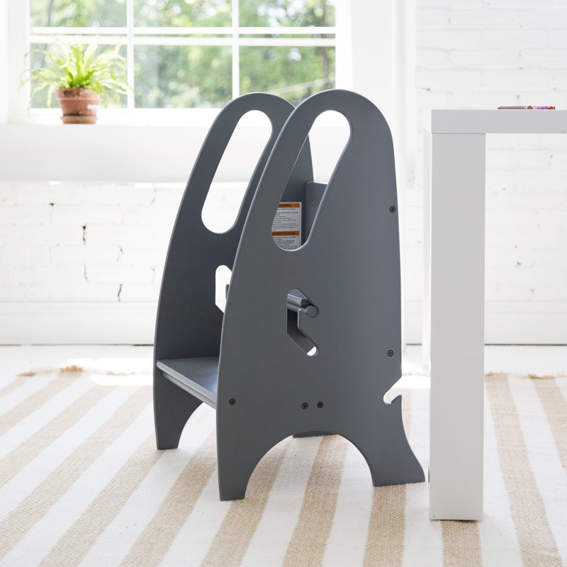 3-in-1 Growing Step Stool, Earl Gray