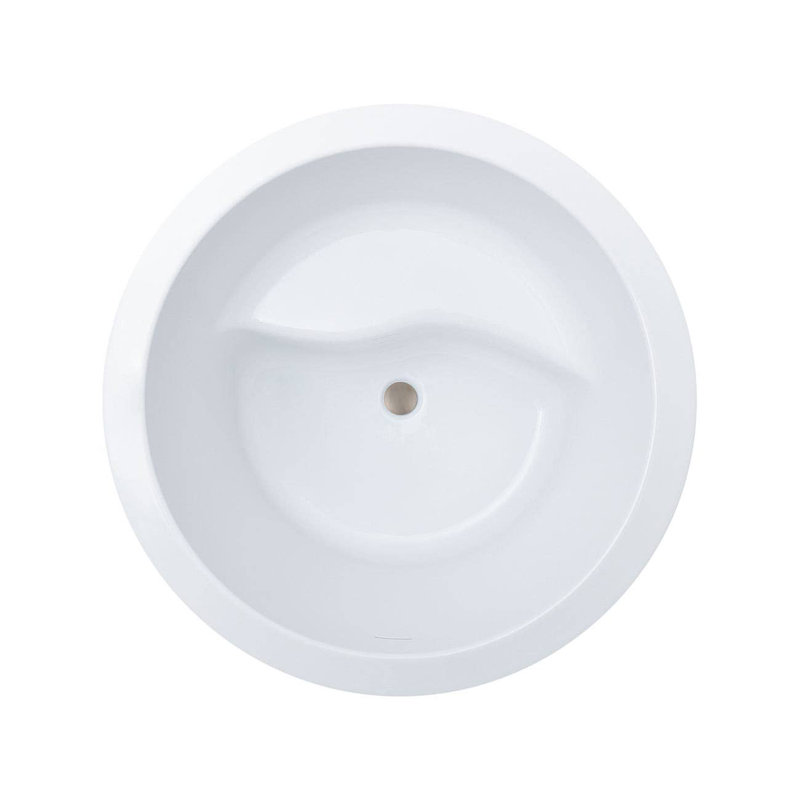 41'' x 41'' Soaking Acrylic Bathtub, Brushed Nickel