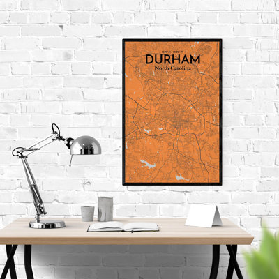 Durham City Map, impression
