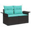 Ensemble de canapé de jardin avec coussin 6 pièces vidaXL-560667774