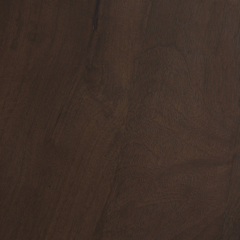Cayson Dark Brown Sculptural Round Accent Table