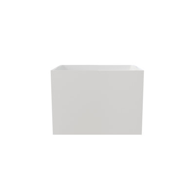 Baignoires autoportantes autoportantes en acrylique, forme rectangulaire (blanc)